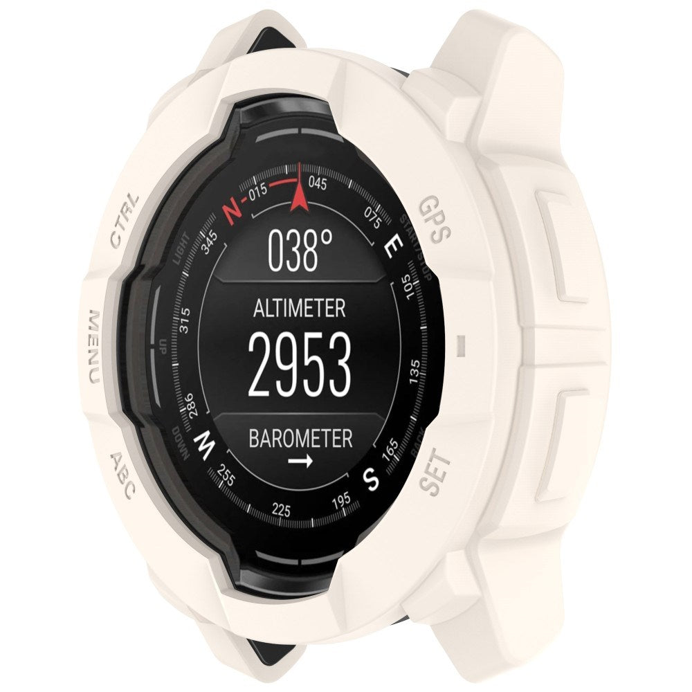 Garmin Instinct 3 AMOLED / Solar (45mm) Bumper Silicone Case - White