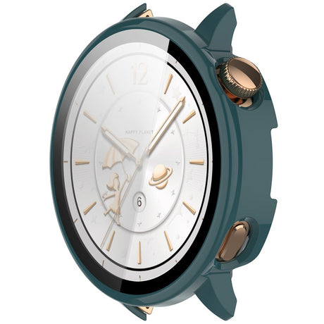 OnePlus Watch 3 (43mm) Case with Tempered Glass Screen Protector - Green