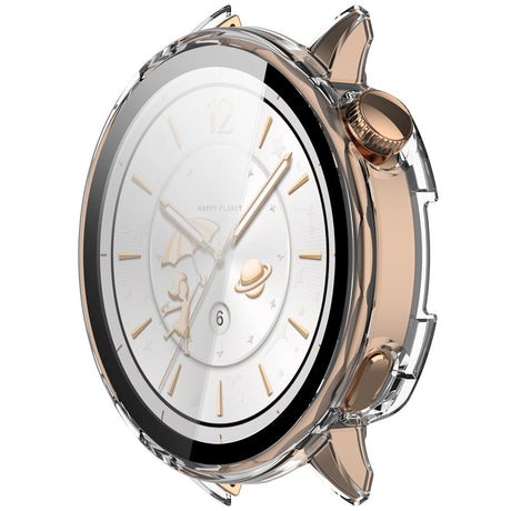 OnePlus Watch 3 (43mm) Case with Tempered Glass Screen Protector - Transparent