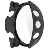 Garmin Forerunner 570 (42mm) Case with Tempered Glass Screen Protector - Black