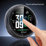 Google Pixel Watch 4 (45mm) Hard Plastic Case with Built-in Screen Protector - Peach