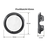 Google Pixel Watch 4 (45mm) Hard Plastic Case with Built-in Screen Protector - Peach