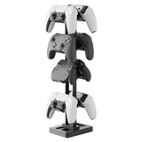 Universal Holder for 8 x Game Consoles with 3 x USB-A - Black