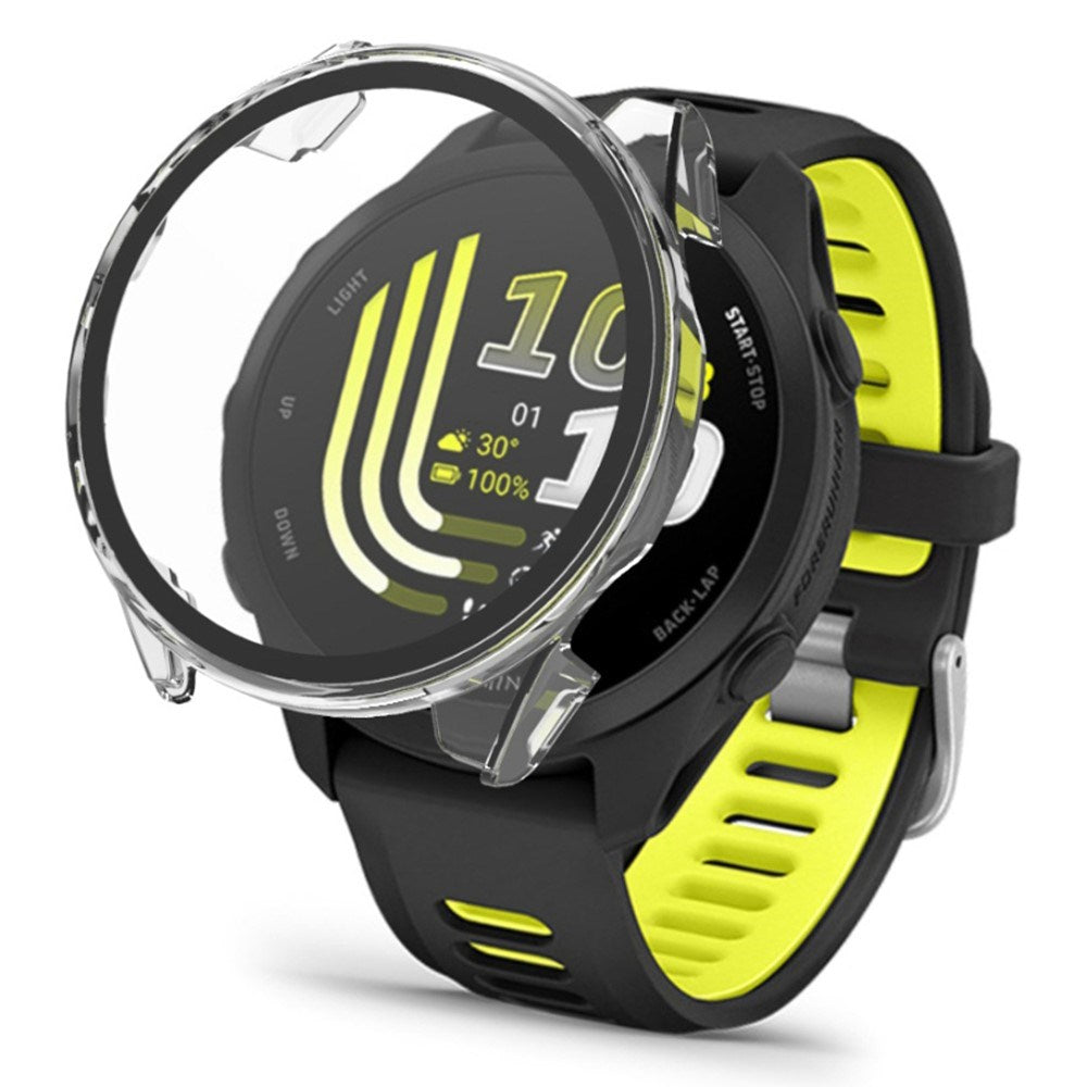 Garmin Forerunner 170 / 70 Hard Plastic Case with Built-in Screen Protector - Black