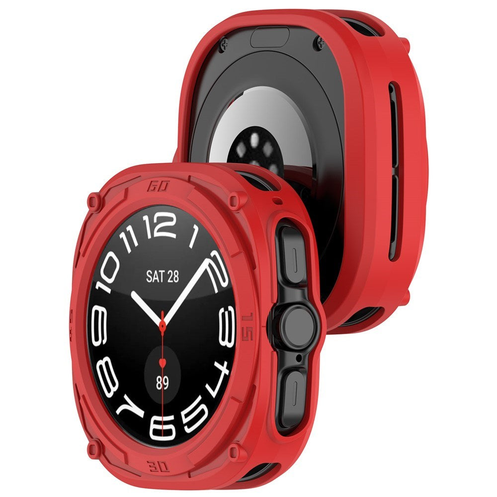 Samsung Galaxy Watch Ultra 2 (47mm) Flexible Plastic Armor Case - Red