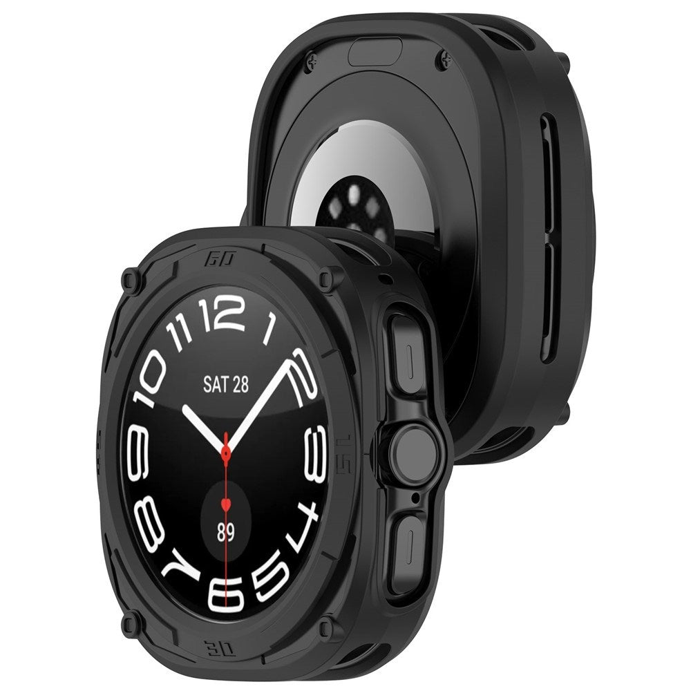 Samsung Galaxy Watch Ultra 2 (47mm) Flexible Plastic Armor Case - Black