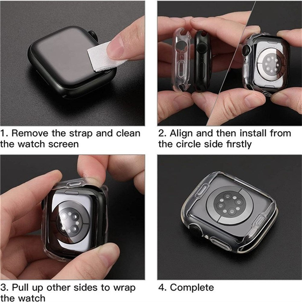 Apple Watch Series 12 (42mm) EIDERWOOD Flexible Plastic Case - Transparent