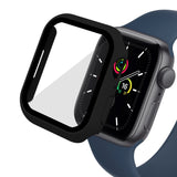 Enkay Apple Watch 8 / 7 (45mm) Case & Tempered Glass - Black