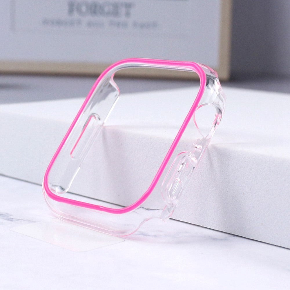 Apple Watch 9 / 8 / 7 (41mm) Luminous Hard Plastic Case - Pink