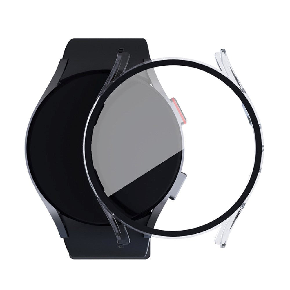 Samsung Galaxy Watch 7 / 6 / 5 / 4 / FE (40mm) Hard Plastic Case w. Built-in Screen Protection - Transparent