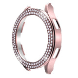 Samsung Galaxy Watch 4 / 5 44mm Hard Plastic Cover w. Rhinestone - Pink