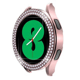 Samsung Galaxy Watch 4 / 5 44mm Hard Plastic Cover w. Rhinestone - Pink