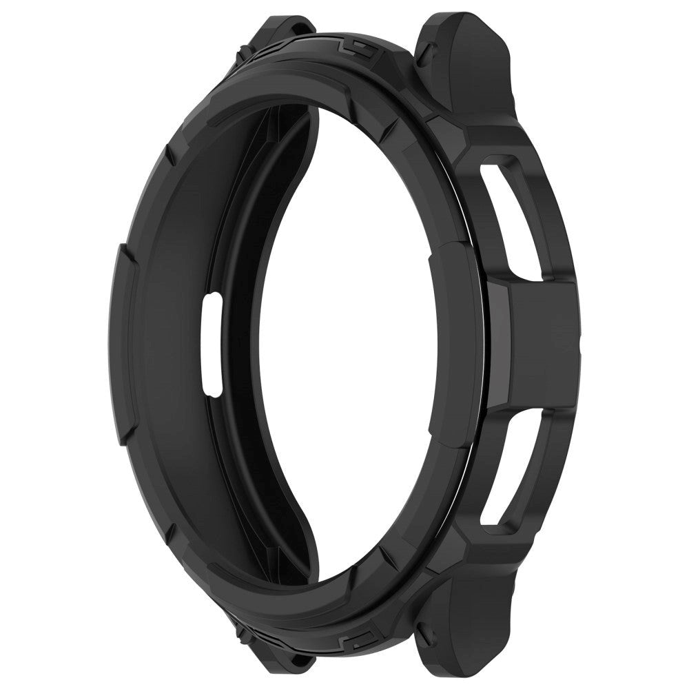 Samsung Galaxy Watch 6 Classic (43mm) Flexible Plastic Smartwatch Cover w. Bezel Ring - Black