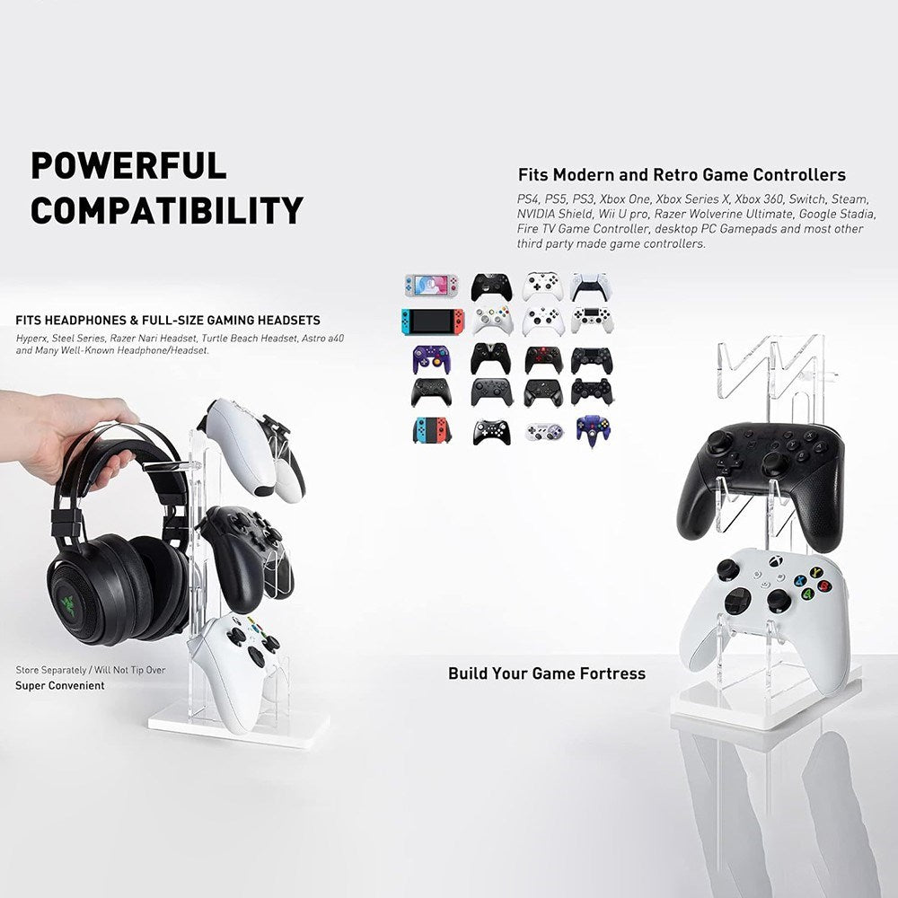 Stand for Controller & Headset - White