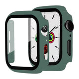 Apple Watch 8 / 7 (41mm) Hard Plastic Case w. Built-in Screen Protector - Green