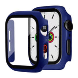 Apple Watch 8 / 7 (45mm) Hard Plastic Case w. Built-in Screen Protector - Dark Blue