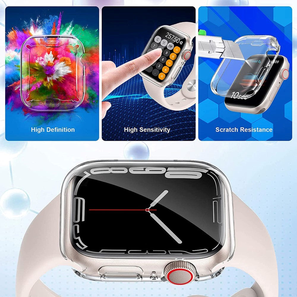 Apple Watch 8 / 7 (41mm) Flexible Plastic Case - Transparent