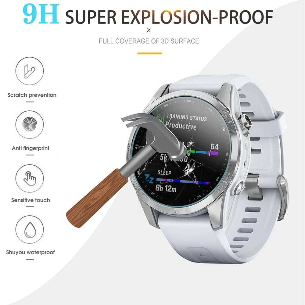 Garmin Fenix 7S Tempered Protective Glass 0.3mm - Transparent