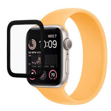 Apple Watch SE/6/5/4 (40mm) - Full-Fit - Plastic Screen Protection - Transparent with Black Edge