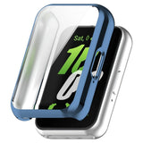 Samsung Galaxy Fit3 Plastic Case w. Built-in screen Protector - Blue