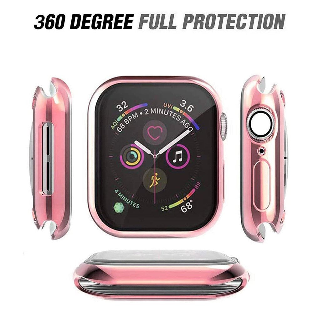 Apple Watch Ultra 3 / 2 / 1 (49mm) Flexible Plastic Case with Screen Protection - Pink