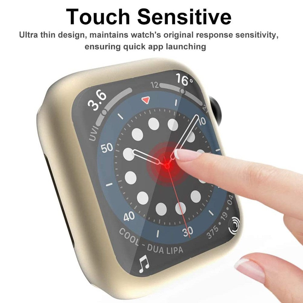 Apple Watch Ultra 3 / 2 / 1 (49mm) Flexible Plastic Case with Screen Protection - Gold