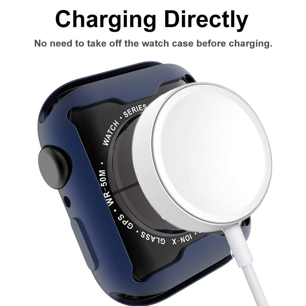 Apple Watch Ultra 3 / 2 / 1 (49mm) Flexible Plastic Case with Screen Protection - Blue