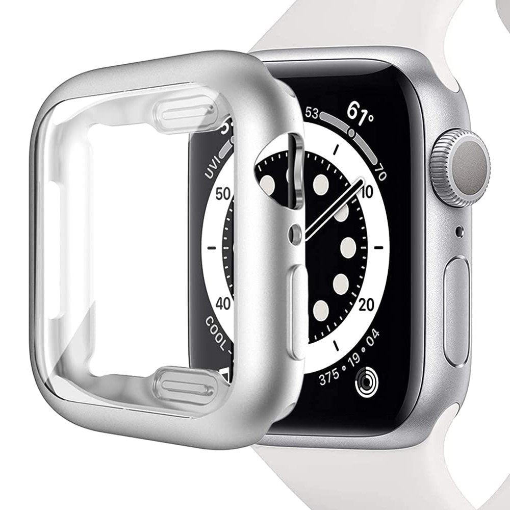 Apple Watch Ultra 3 / 2 / 1 (49mm) Flexible Plastic Case with Screen Protection - Silver