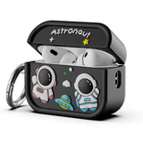 Apple AirPods Pro (2nd Gen.) Silicone Case with Astronaut Design - Black