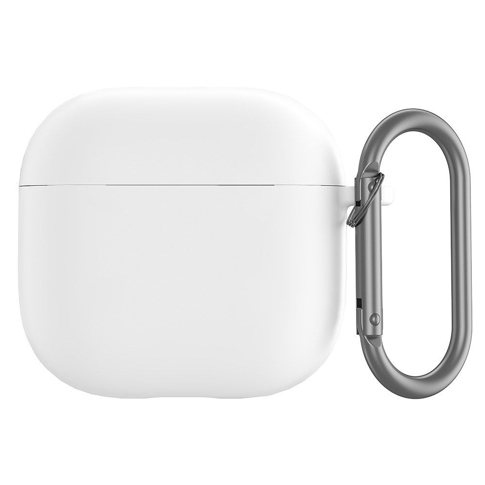 Apple AirPods (4. gen.) Silicone Case with Carabiner - White