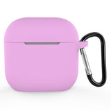 Apple AirPods (4th Gen.) Silicone Case with Carabiner - Purple