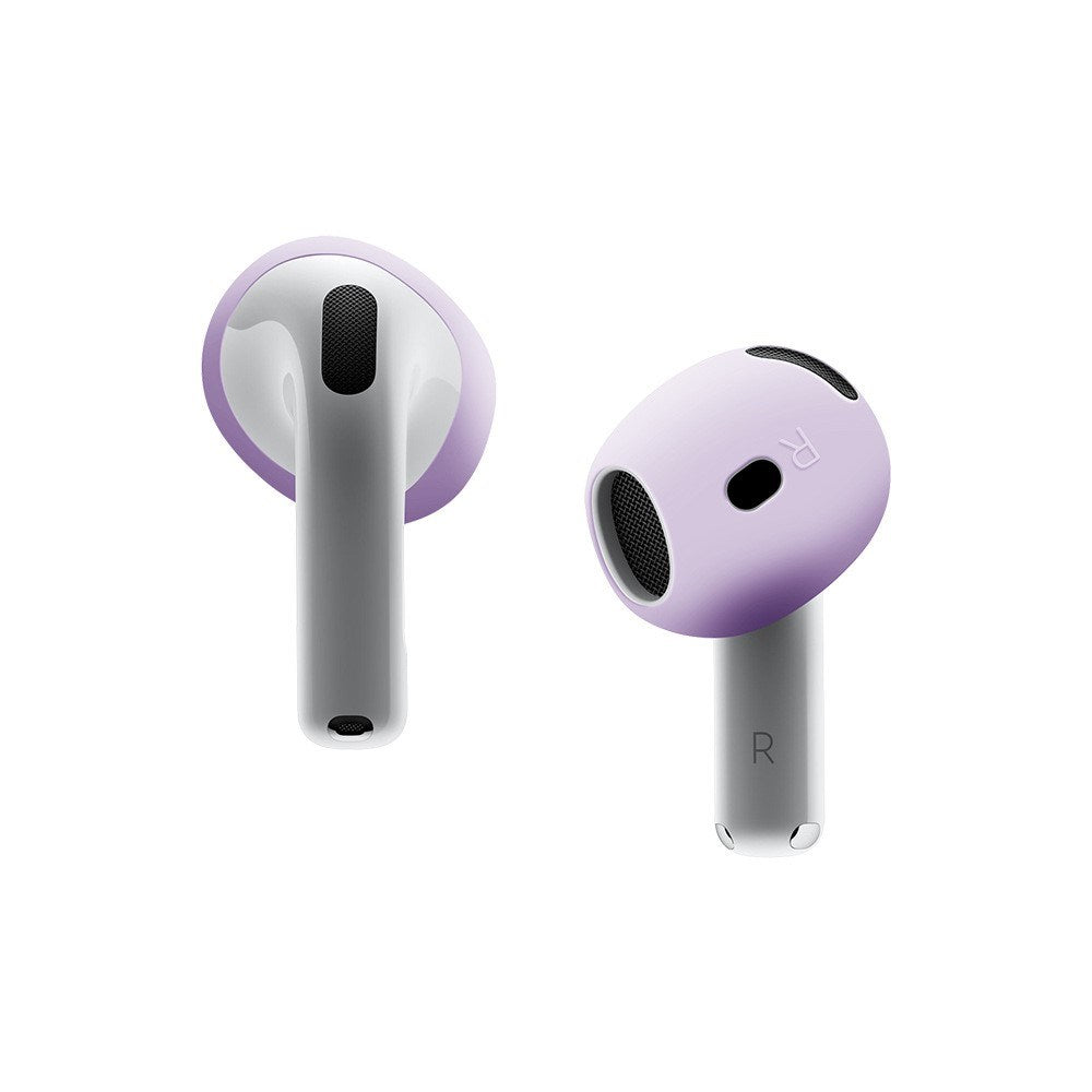 Silicone Case for Apple AirPods (4th Gen) Earbuds - Purple