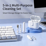 5-in-1 Multifunctional Cleaning Kit for Electronics - White