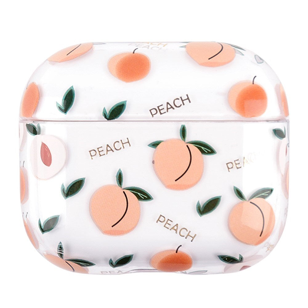 Apple AirPods (3rd Gen.) Hard Plastic Case with Pattern – Peach