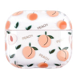 Apple AirPods (3rd Gen.) Hard Plastic Case with Pattern – Peach