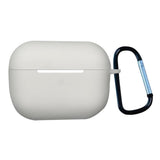 Apple Airpods Pro 2nd Gen (2022) Silicone Case w. Snap Hook - White