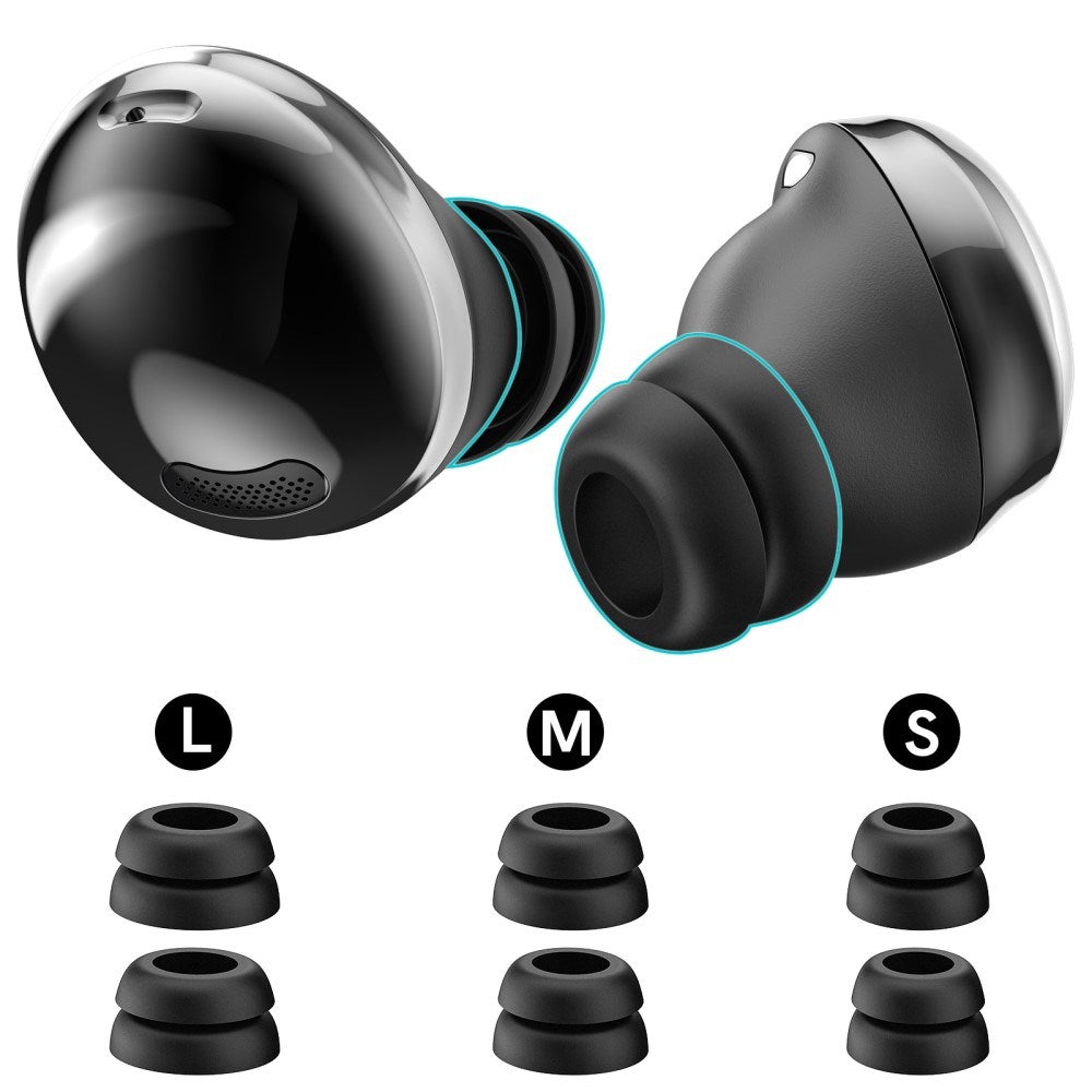 Samsung Galaxy Buds Pro Earbuds Covers - 3 pcs. - Black