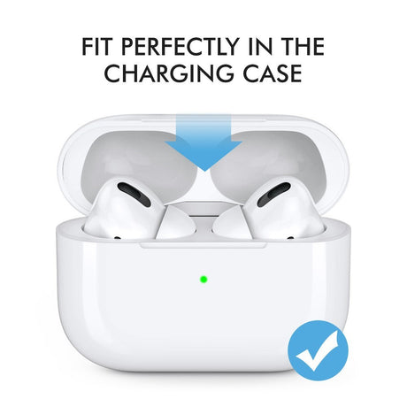 AirPods Pro (1st & 2nd Gen) AHASTYLE Silicone Earplugs - S / M / L - White