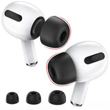 AirPods Pro (1st & 2nd Gen) AHASTYLE Memory Foam Earplugs - S / M / L - Black