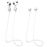 AirPods / AirPods Pro Flexible Silicone Neck Strap - White