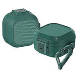 Samsung Galaxy Buds2 / Buds2 Pro / Buds Pro / Buds Live Hybrid Plastic Case with Carabiner - Green