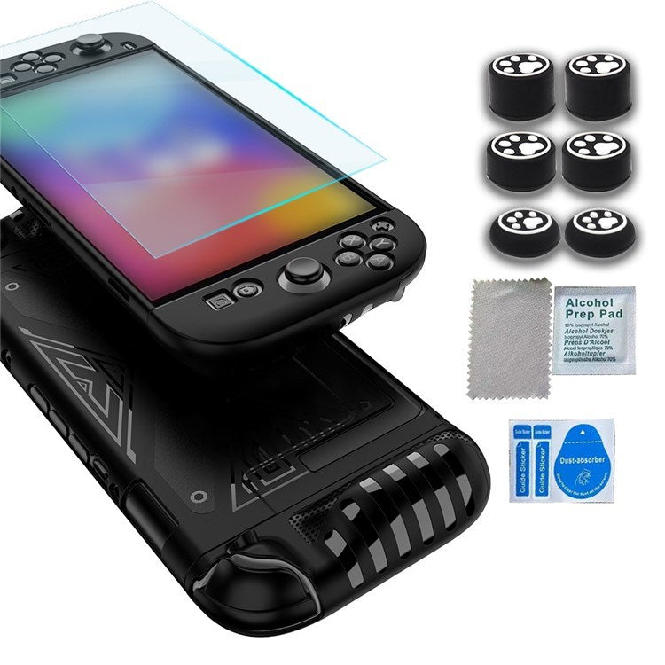 Nintendo Switch 2 - 3-in-1 Protection Kit - Transparent / Black