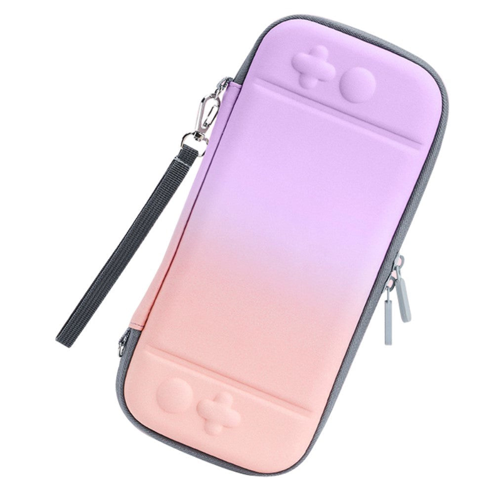 Nintendo Switch / Switch OLED Storage Bag with. Zipper - Pink / Purple