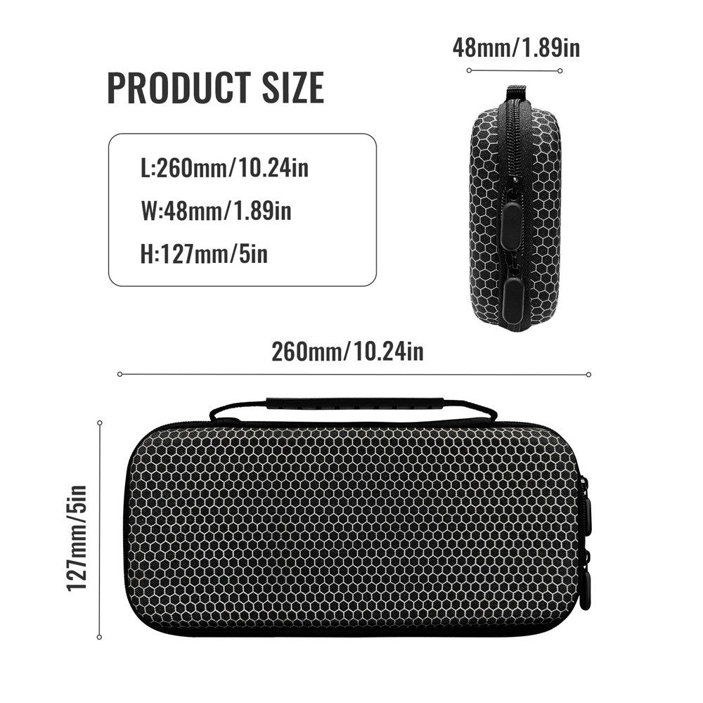 Nintendo Switch 2 Waterproof Storage Case - Black