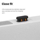 Dust Protector for USB-C - 3 Pcs - Black