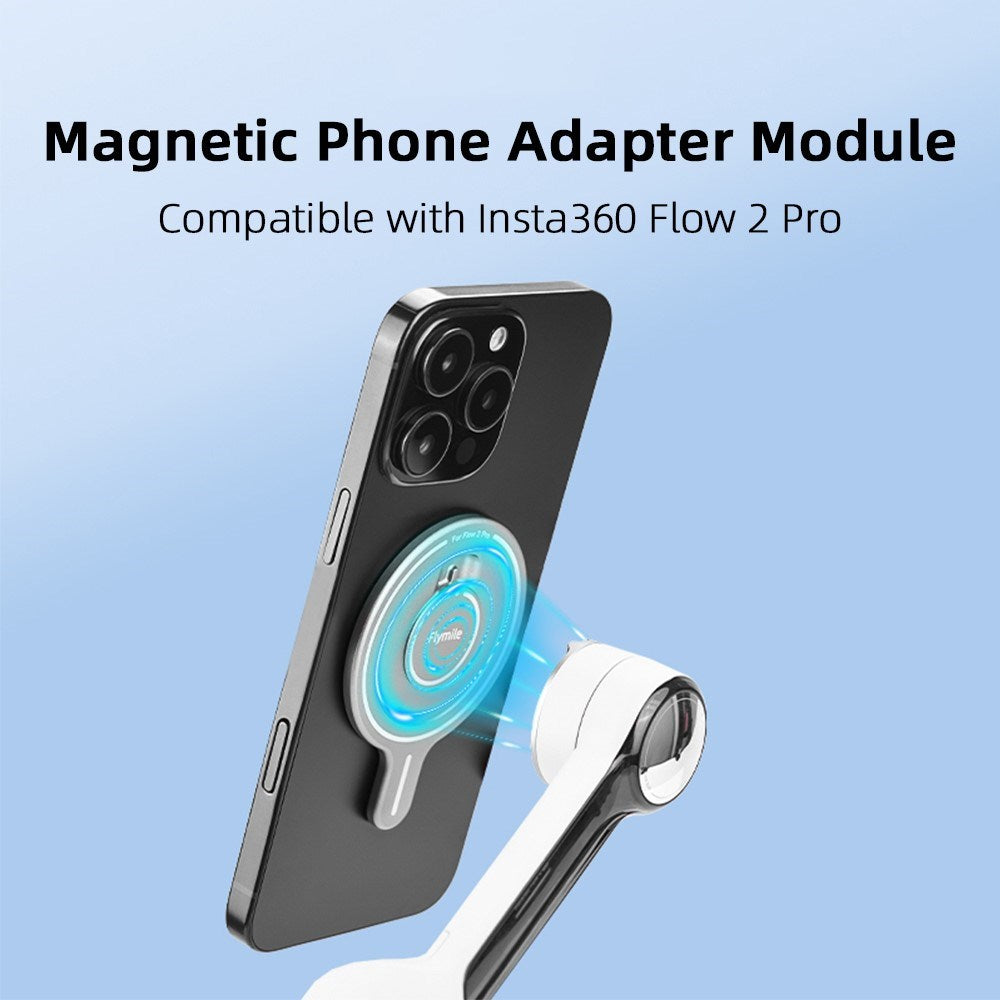 Magnetic Adapter for Insta360 Flow 2 Pro Gimbal - Grey