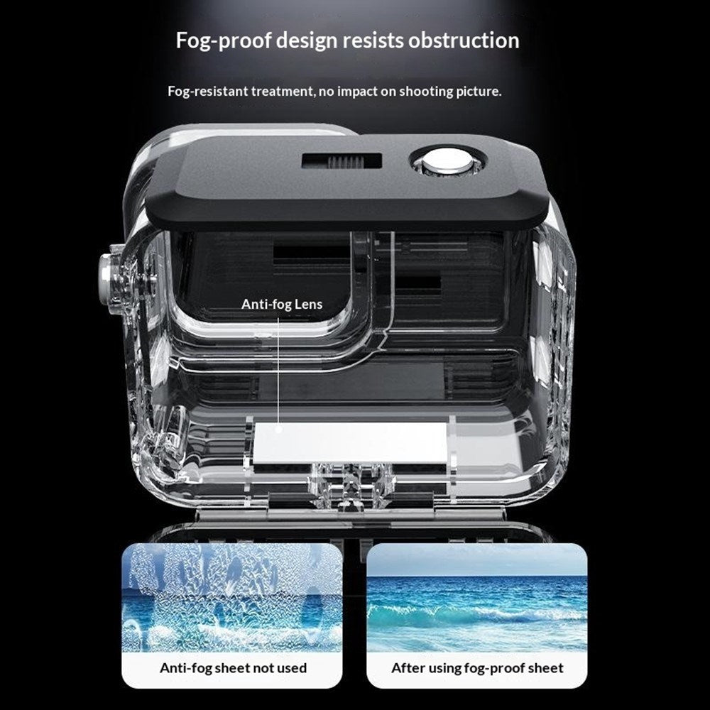 TELESIN Insta360 Ace Pro 2 Waterproof Case with Anti Moisture Filter - Transparent