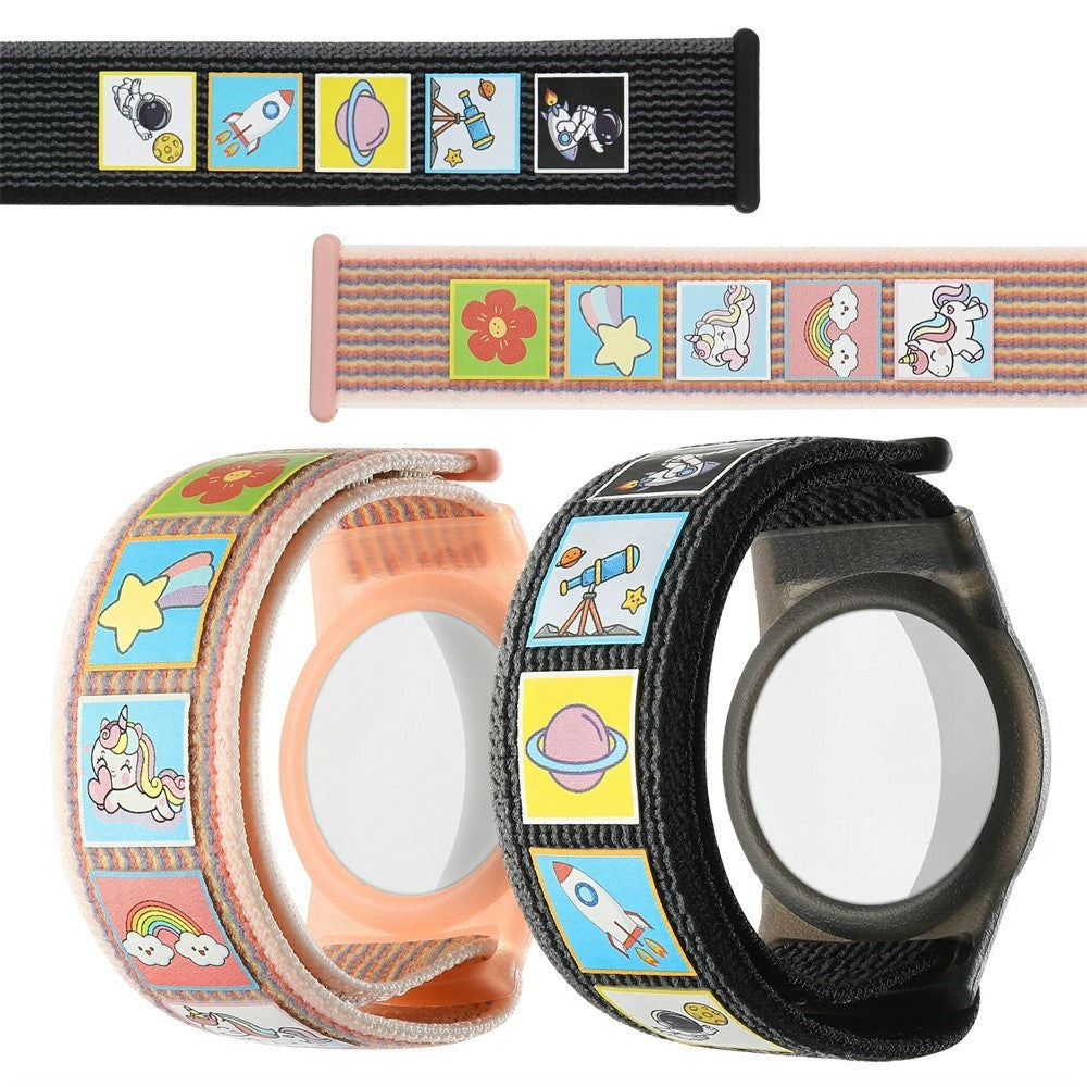 AirTag Nylon Bracelet for Kids - The Universe