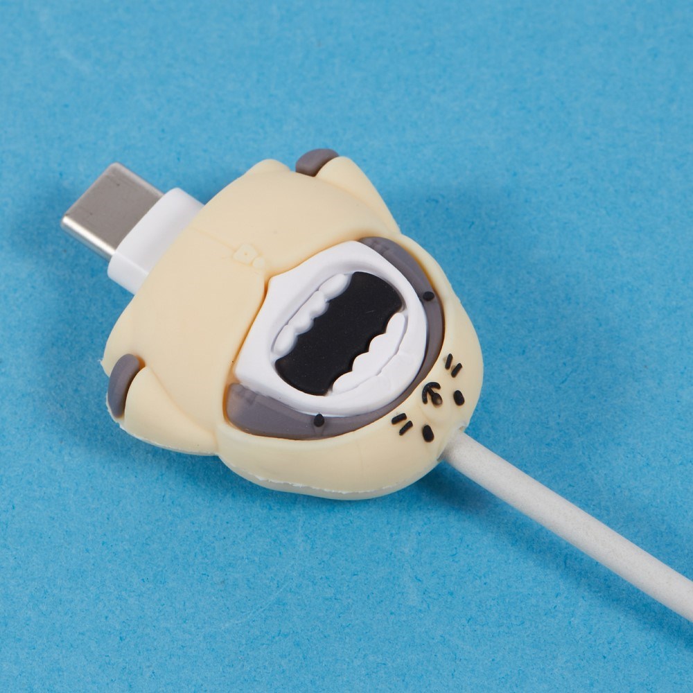 Cable Protector for USB-C Cable - Cool Shark in Jacket