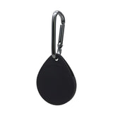 AirTag Silicone Case w. Carabiner - Black